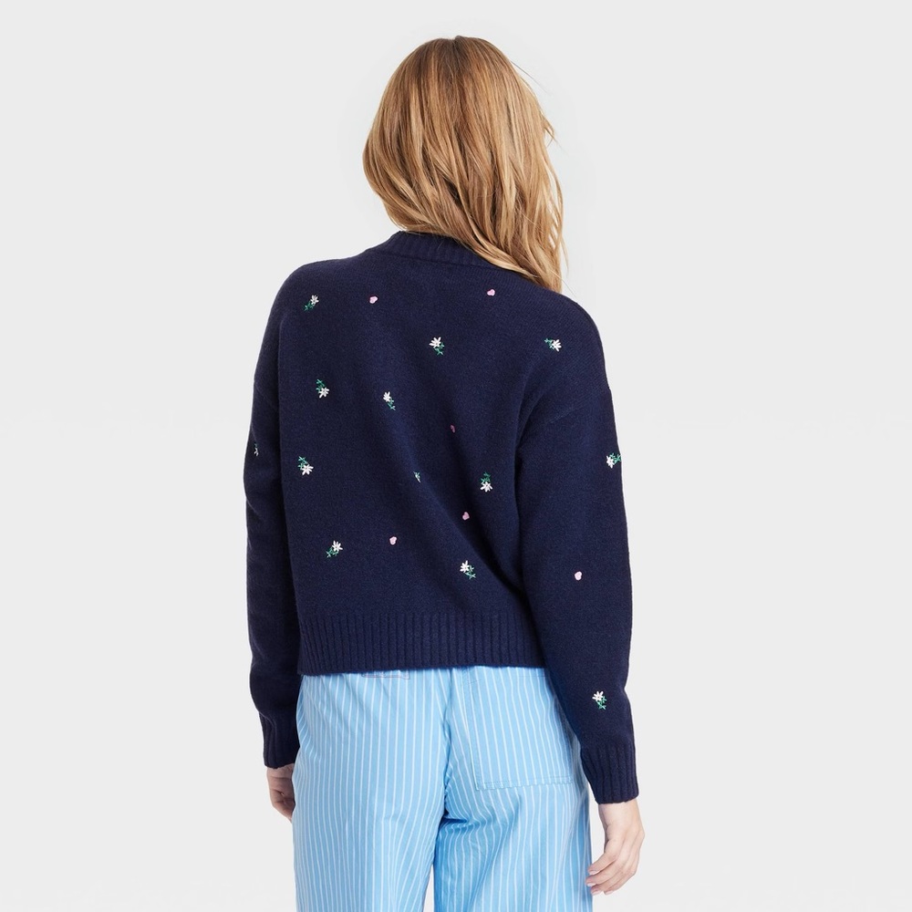 Button-Front Cardigan Universal Thread Target Nav… - image 2